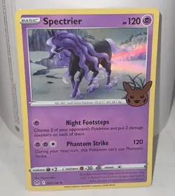 Spectrier 081/196 Holo Stamped Pokemon Trick Or Trade 2022 - Image 1