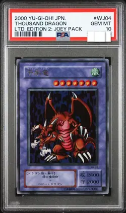 YuGiOh Thousand Dragon Millennium Dragon PSA10 Set Ultra Rare UR ME-11 WJ-04 - Image 3