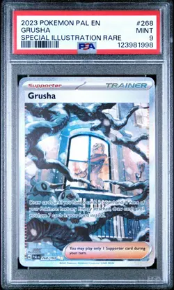 Pokemon TCG Grusha 268/193 Paldea Evolved Special Illustration Rare Card - PSA 9 - Image 1