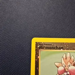 Pokemon Hitmonchan Winner Stamp WOTC Best Promo Holo Swirl # 2 NM Card - Image 4