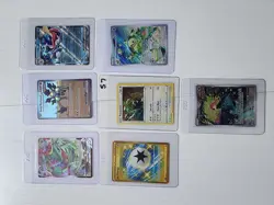 Mixed Lot Of 7 Pokemon Cards Various Sets All Holos And Most Full Arts - Image 1