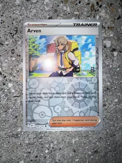 Pokemon TCG Cards Arven 186/197 Obsidian Flames Reverse Holo NM-M - Image 3