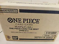 ONE PIECE Card Game PRB-01 The Best Factory Sealed 1 Case (10 Box) Japanese NEW - Image 1
