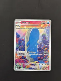 Wailord 162/159 Journey Together Illustration Holo Card Near Mint Condition - Image 1
