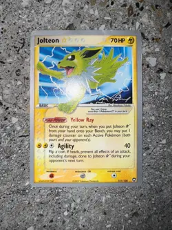 Pokemon TCG Cards Jolteon Gold Star 101/108 World Championships 2007 PLAYED - Image 3