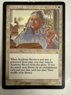 MTG: Academy Rector Card Regular Urza's Destiny Magic The Gathering - Image 1