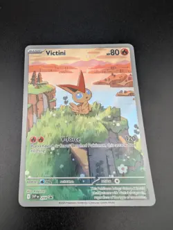 Victini SVP 208 Black Star Promo Illustration Rare NEAR MINT Pokemon Card [3] - Image 3