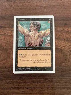 Torture - 5th Edition Core Set - Magic the Gathering MTG NM - Image 1