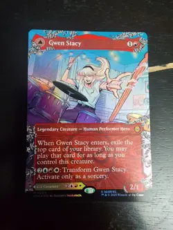 Gwen Stacy (0209) (Borderless) Marvel's Spider-Man Foil - Image 1