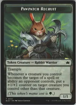 Pawpatch Recruit Token (021) Bloomburrow BLB MTG Magic - Image 1