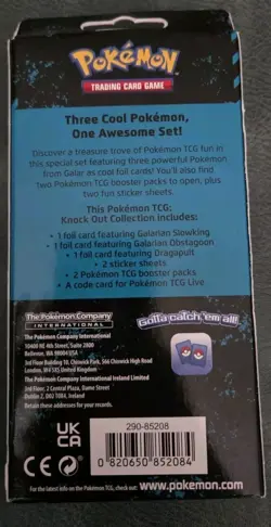 Pokemon TCG: Knock Out Collection Galarian Slowking Galarian Obatagoon Dragapult - Image 2