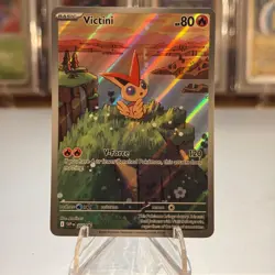 Pokemon TCG Victini SVP 208 Black Star Promo Illustration Rare NM/M - Image 1