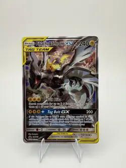 Pokemon Pikachu & Zekrom GX SM168 Black Star Promo - LP - Image 1