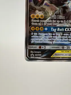 Pokemon Pikachu & Zekrom GX SM168 Black Star Promo - LP - Image 4