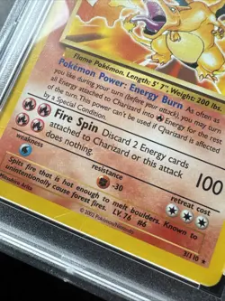 2002 POKEMON LEGENDARY COLLECTION #3 CHARIZARD PSA 4 VINTAGE US SELLER - Image 2