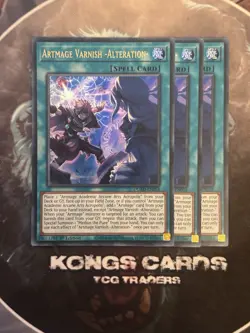 DUAD-EN058 Artmage Varnish -Alteration- x3 Ultra Rare 1st Ed YuGiOh Playset - Image 1