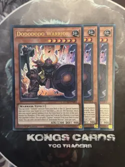 DUAD-EN004 Dodododo Warrior x3 Ultra Rare 1st Ed YuGiOh Playset - Image 1