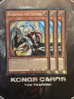 DUAD-EN021 Kaibaman The Legend x3 Secret Rare 1st Ed YuGiOh Playset - Image 1