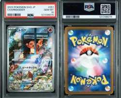 Pokemon Trading Card AR Special Deck Set Charmander PSA10 Graded Holo Rare - Image 1