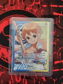 One Piece TCG Nami - OP11-041 - Alt Art Leader - One Piece Card Game - Image 1