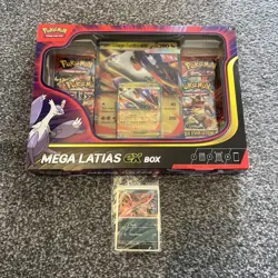 Pokemon TCG: Mega Latias ex Box Mega Evolutions & Yveltal promo card new sealed - Image 1