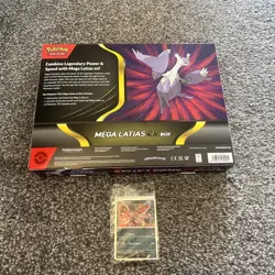 Pokemon TCG: Mega Latias ex Box Mega Evolutions & Yveltal promo card new sealed - Image 2