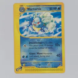Pokemon TCG Wartortle 92/165 Expedition Base Set Non-Holo Rare Mint Card - Image 1