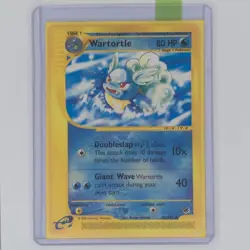 Pokemon TCG Wartortle 92/165 Expedition Base Set Non-Holo Rare Mint Card - Image 2