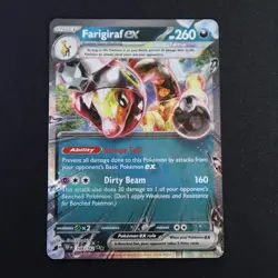 Farigiraf ex RR 108/162 Temporal Forces Double Rare NM Pokemon TCG Card - Image 1