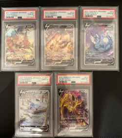 Pokemon Eevee Heroes V SA 5-serial PSA10 Rare Shiny Collectible Card Set - Image 1