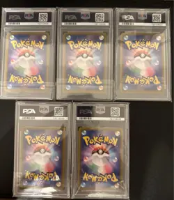 Pokemon Eevee Heroes V SA 5-serial PSA10 Rare Shiny Collectible Card Set - Image 4