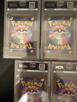 Pokemon Eevee Heroes V SA 5-serial PSA10 Rare Shiny Collectible Card Set - Image 5