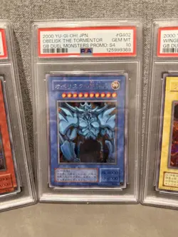 YuGiOh Obelisk the Tormentor PSA10 Japanese God Card Collector Edition - Image 1