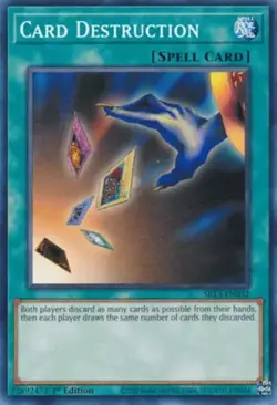 Card Destruction - SR13-EN032 - Common - 1st Edition - Damaged - Image 1