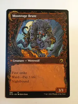 Brutal Cathar/Moonrage Brute Showcase 286 Mtg Magic The Gathering Rare MID NM - Image 2