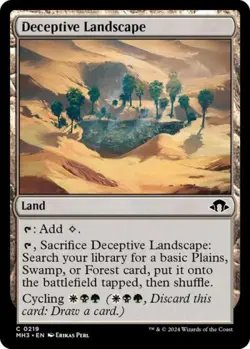 Deceptive Landscape - Near Mint MTG Modern Horizons 3 - Image 1