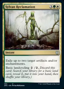 Sylvan Reclamation - Light Play MTG Commander 2020 Zendikar Rising - Image 1