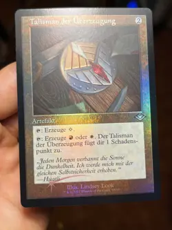 GERMAN Retro Foil • Talisman of Conviction Modern Horizons • NM • Mtg (1624) - Image 1