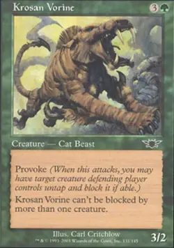 Krosan Vorine -Foil Light Play MTG Legions - Image 1