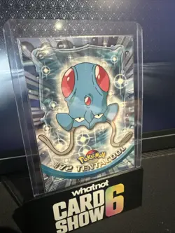 Topps Pokemon 72 Tentacool Blue Label NM - Image 1