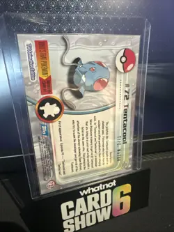 Topps Pokemon 72 Tentacool Blue Label NM - Image 2