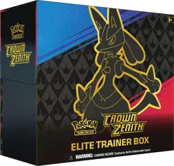 Pokemon TCG Trading Card Game Crown Zenith Elite Trainer Factory Sealed Box - Image 1