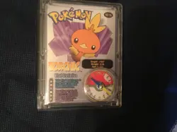 2002 Pokemon Torchic Compass Clip-On Trading Card Wendy's Kids Meal Toy Nintendo - Image 1