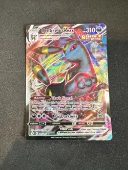 Pokemon TCG Evolving Skies Umbreon VMAX Full Art Card 95/203 - Image 1