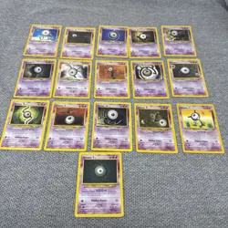 Unown Neo Revelation Destiny Genesis WOTC Lot Of 16 NM / LP Pokemon Cards - Image 1