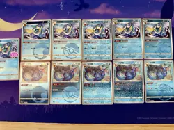 2025 pokemon S-chinese gem pack Vol. 2 cbb2c Vaporeon 11 card set Holo - UK 🇬🇧 - Image 1
