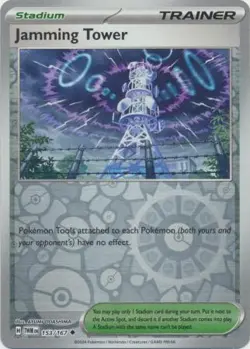 Jamming Tower 153/167 Reverse Holo | Twilight Masquerade | Pokemon Card - Image 1