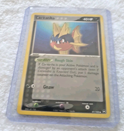 Carvanha 47/108 Card EX Power Keepers Common Non-Holo TCG Trading Card Game - Image 1