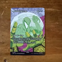 MTG Magic Spider-Man MAR - comic book alt art mindbreak trap 0011 - Image 1