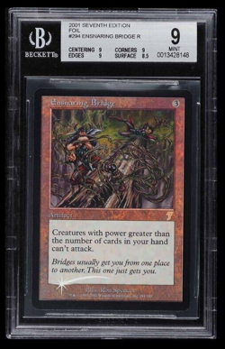 ENSNARING BRIDGE FOIL Seventh Edition Graded BGS 9 MTG Magic [Luca] - Image 1